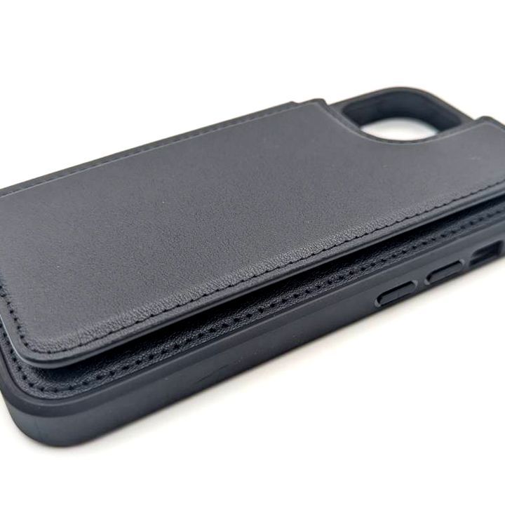 アウトレット品（汚れあり）iPhone 15 ケース ブラック 背面 手帳型