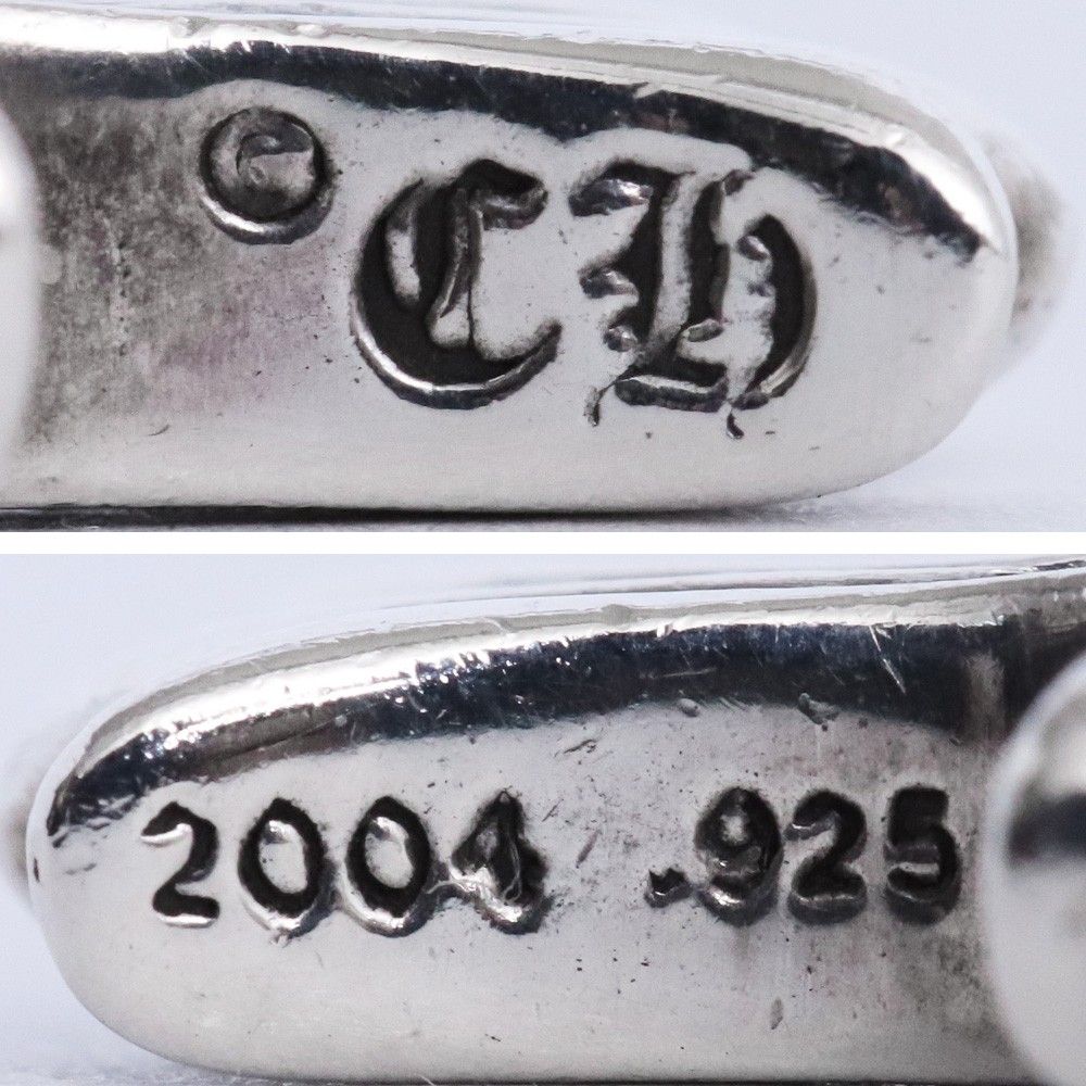 CHROME HEARTS CHクロスベビーファットチャーム with 2P ブルー