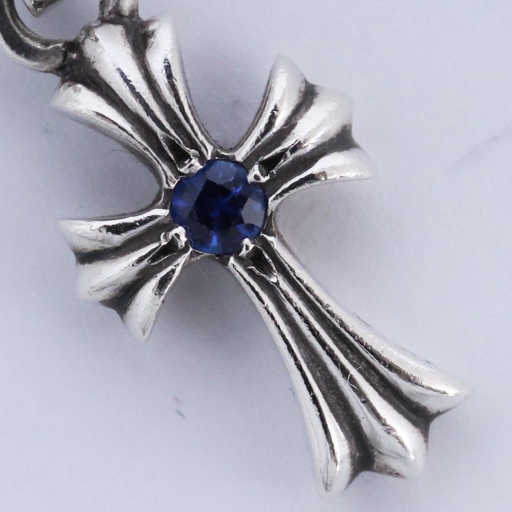 CHROME HEARTS CHクロスベビーファットチャーム with 2P ブルー