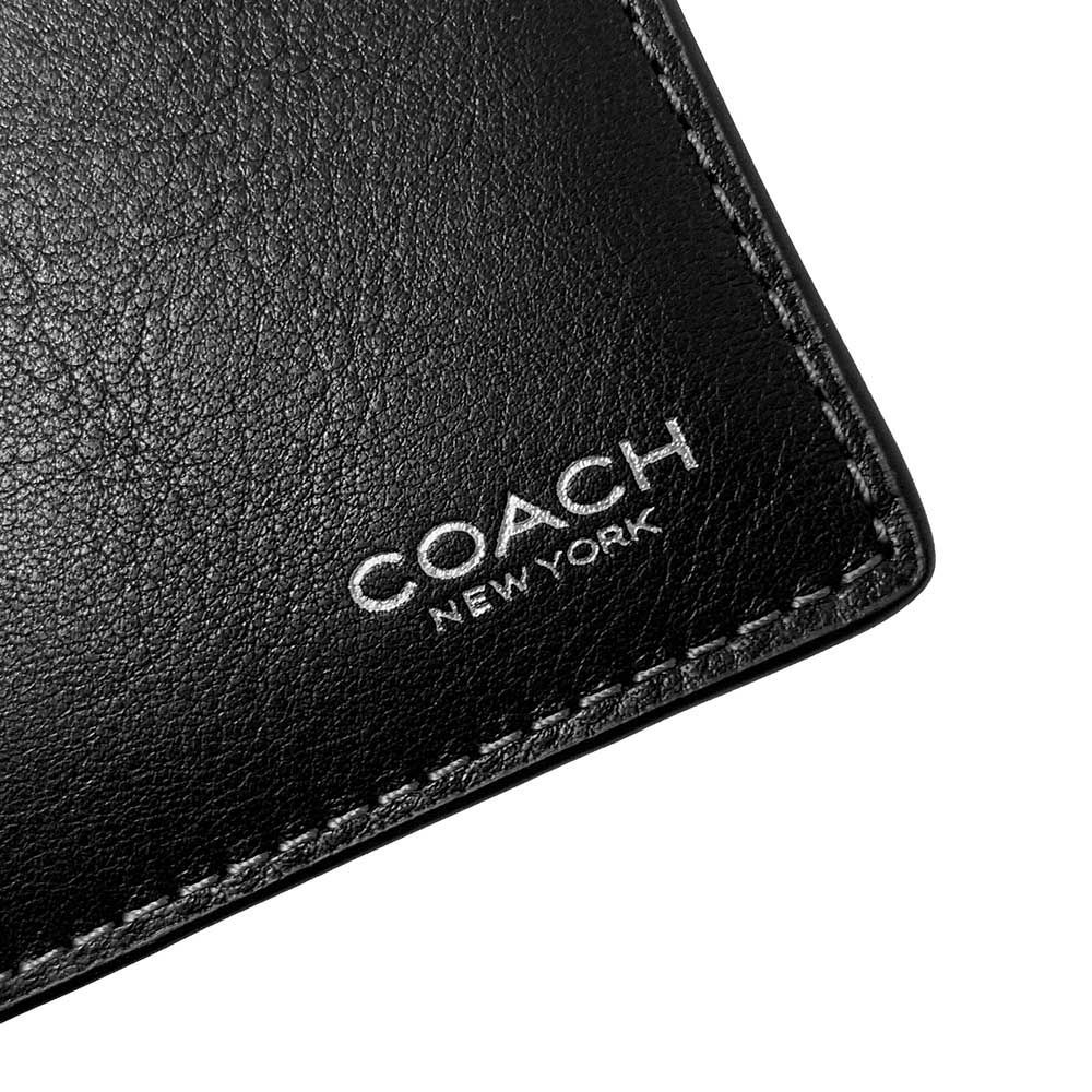 新品 COACH スリム ビルフォールド CZ261 二つ折り財布 レザー ミニ 