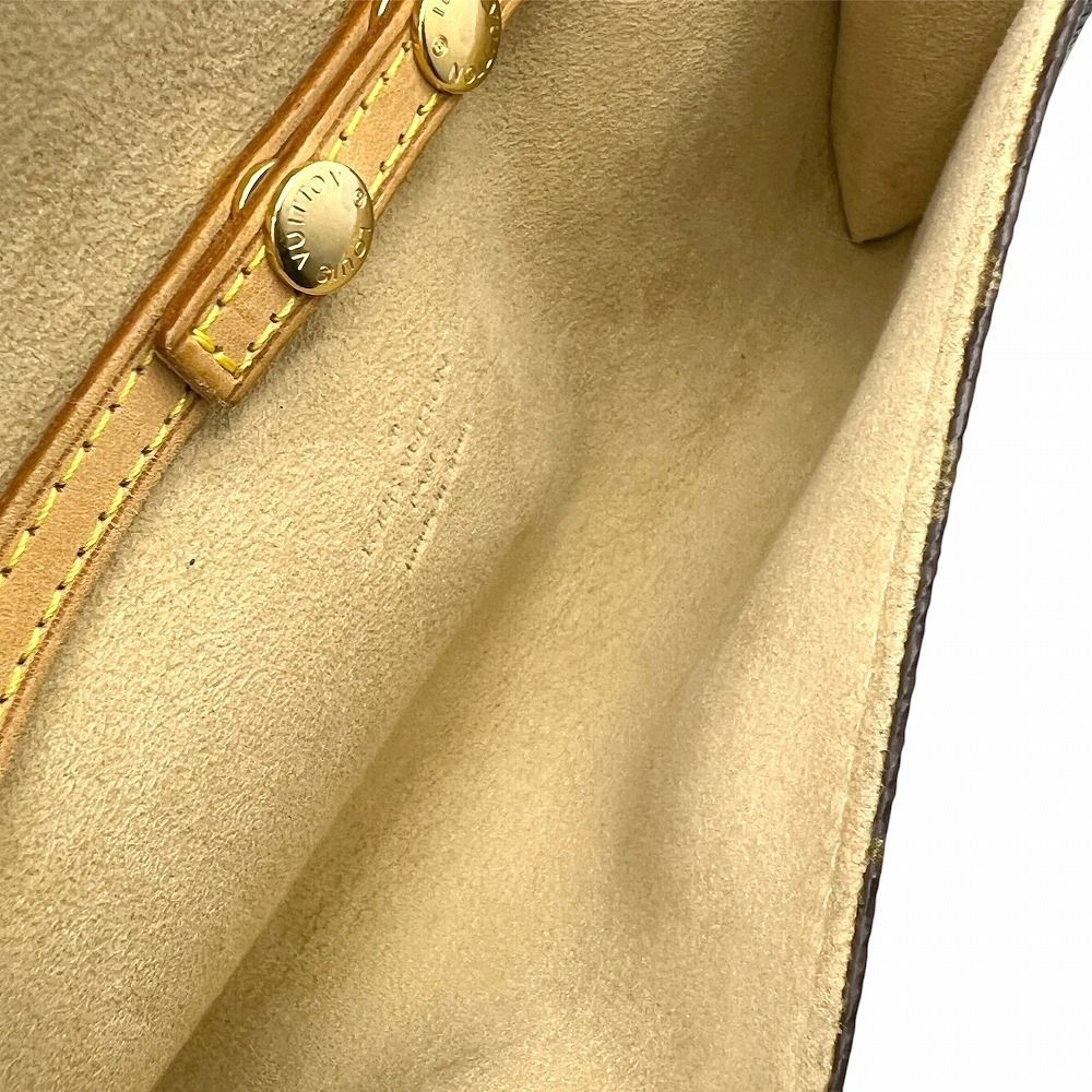 LOUIS VUITTON　ルイヴィトン　M51854　ポシェットツインPM　ポシェットツイン PM　モノグラム キャンバス　ブラウン　茶　ショルダーバッグ　肩掛け　斜め掛け　ミニバッグ　レディース 【ブランドギャラリー東心斎橋店】 ルイ・ヴィトン LOUIS VUITTON ポシェット・ツインPM M51854 ブラウン