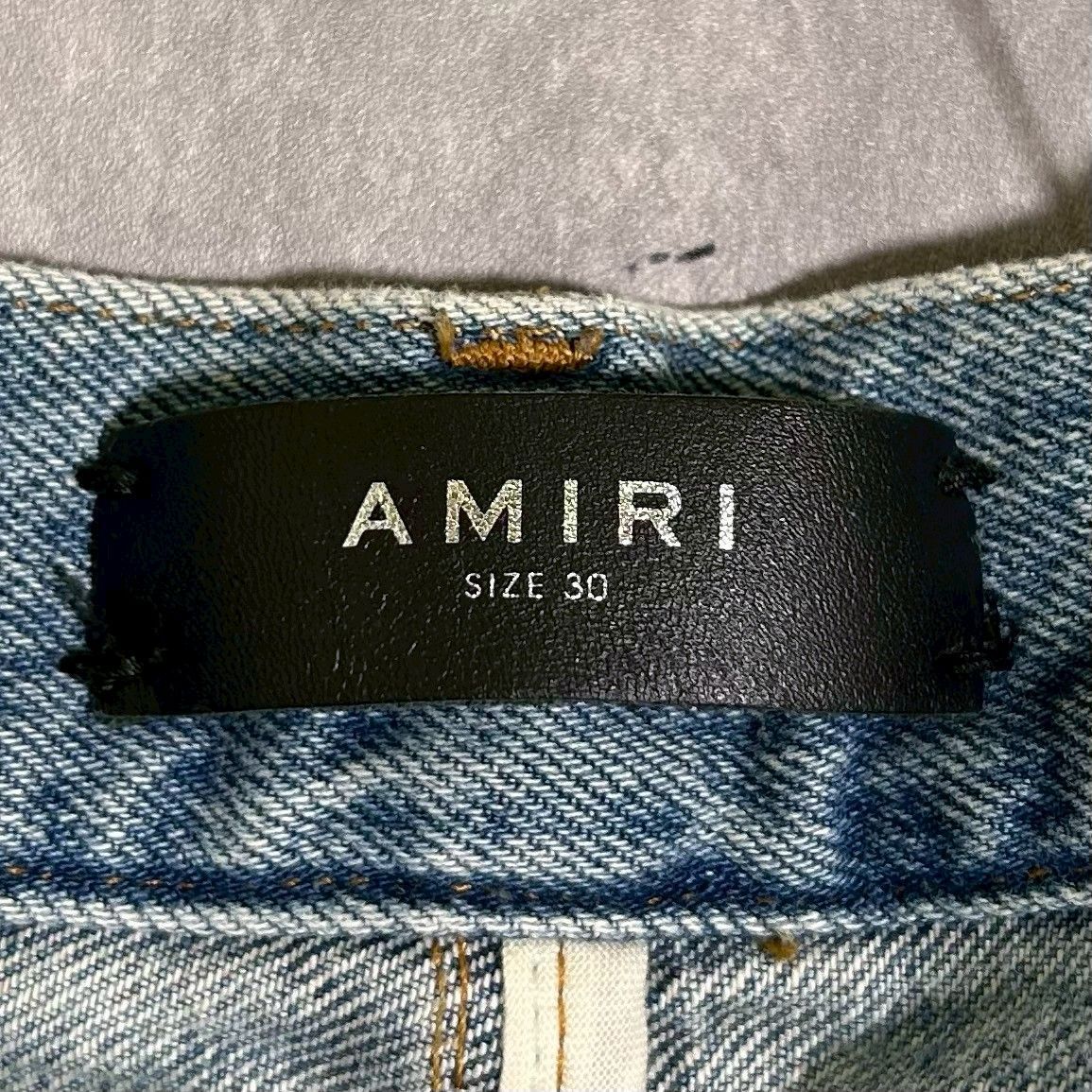AMIRI』アミリ (30) アートパッチ デニムショートパンツ ハーフパンツ