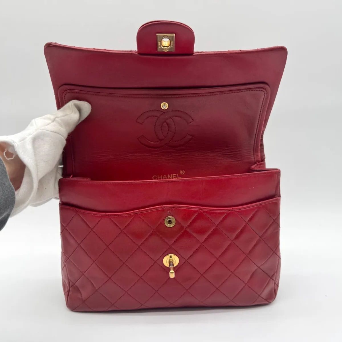 人気✨CHANEL シャネル ショルダーバッグ マトラッセ ターンロック 