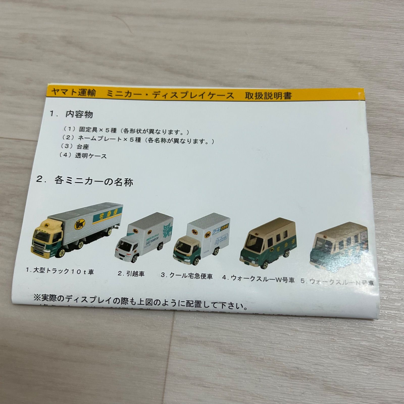 ヤマト運輸 オリジナルミニカーセット ミニカー 5台 クロネコヤマト 
