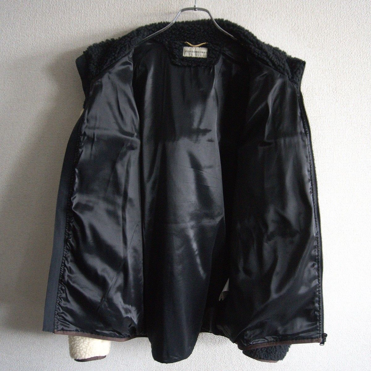 【極美品】FORSOMEONE【RETRO BOA JACKET】48 レトロ ボア ジャケット フォーサムワン 26010091 極美品】FORSOMEONE【RETRO BOA JACKET】48 レトロ ボア ジャケット