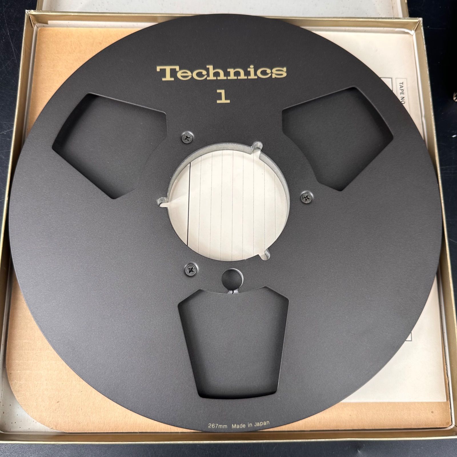 希少】Technics RP-10A メタルリール 267mm 10号 テクニクス オープン