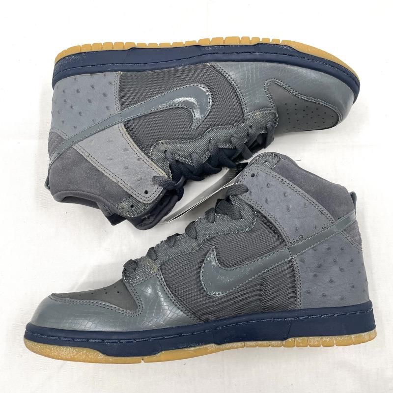 中古】【デッドストック】NIKE DUNK HI DELUXE Graphite サイズ26cm 