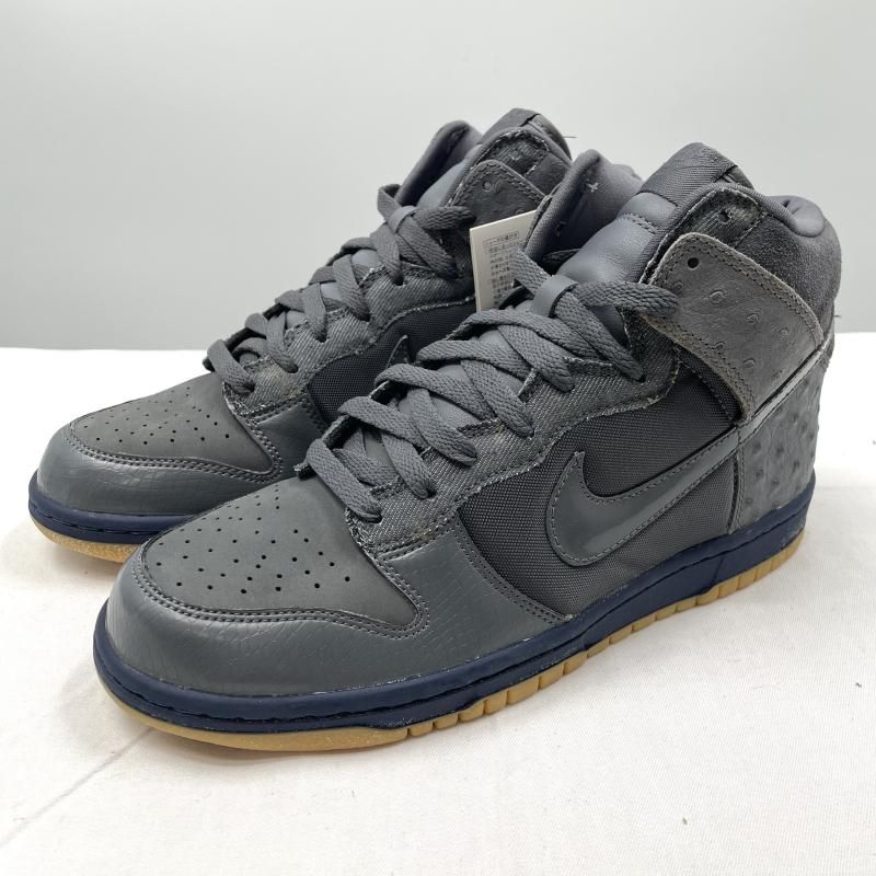 【中古】【デッドストック】NIKE DUNK HI DELUXE Graphite サイズ26cm 312032-001 スニーカー グレー ナイキ ダンク[17][240017765285] 中古】【デッドストック】NIKE DUNK HI DELUXE Graphite サイズ26cm