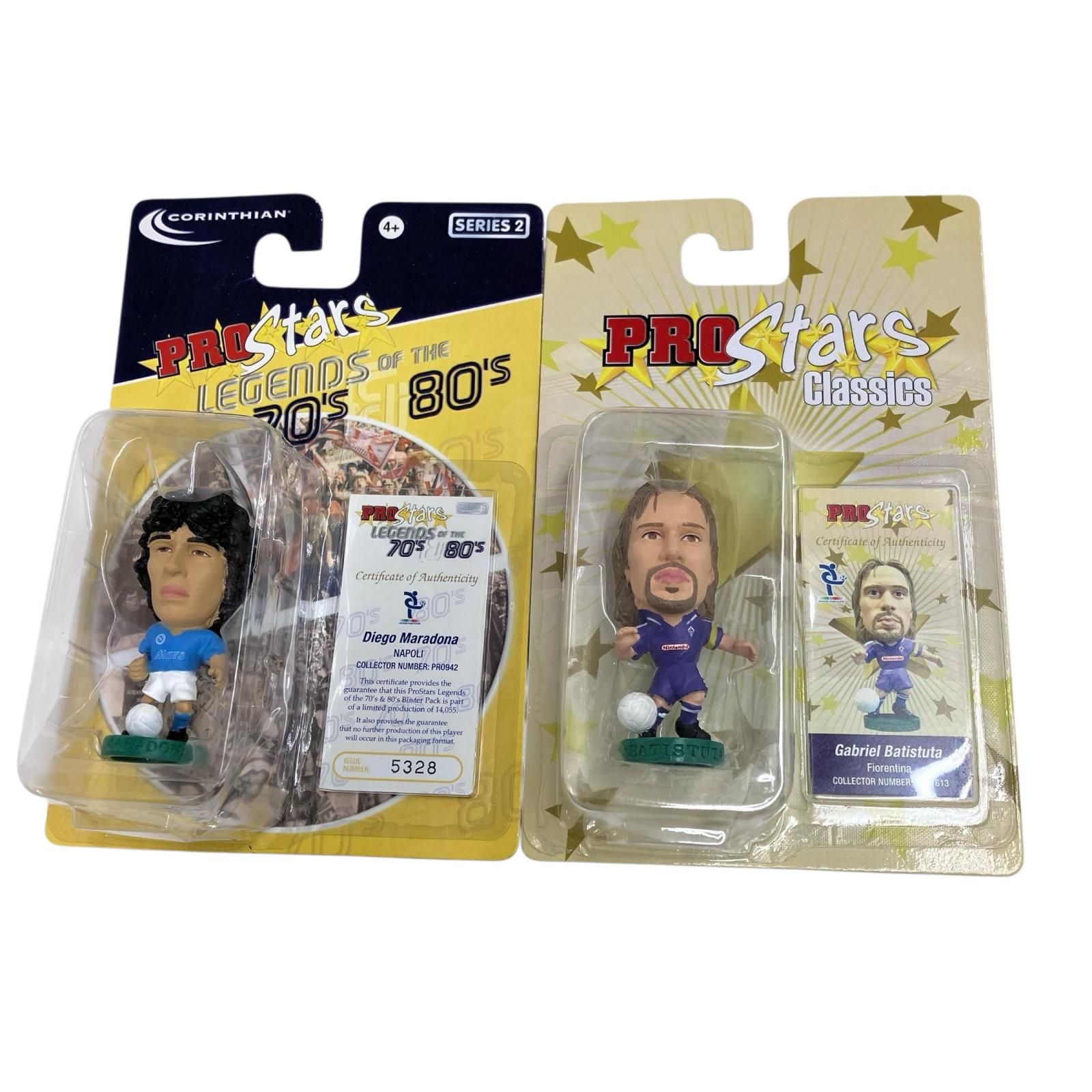 186001 新品未使用 フィギュア PROstars サッカー選手 2点まとめ売り
