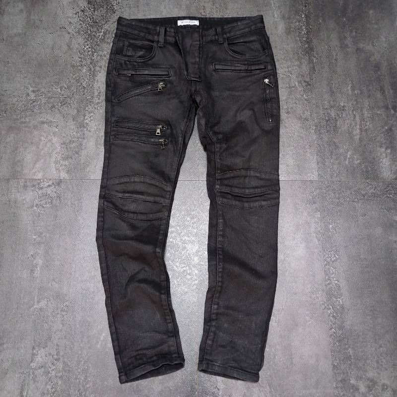 デニム・ジーンズ Archive Biker Skinny Denim Gimmick Pants Men