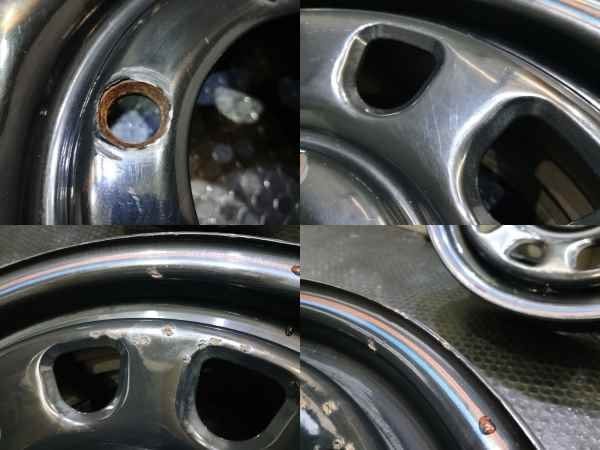 DAYTONA デイトナ 15インチ 6.5J6HPCD139.7+35 ハイエース等　(VHM826MS) 15インチ 6H139.7 6.5J+40 6穴 4本 デイトナSS 200系ハイエース