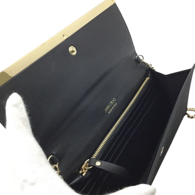 JIMMY CHOO【ジミーチュウ】チェーンショルダーバッグ ウォレット 2WAY