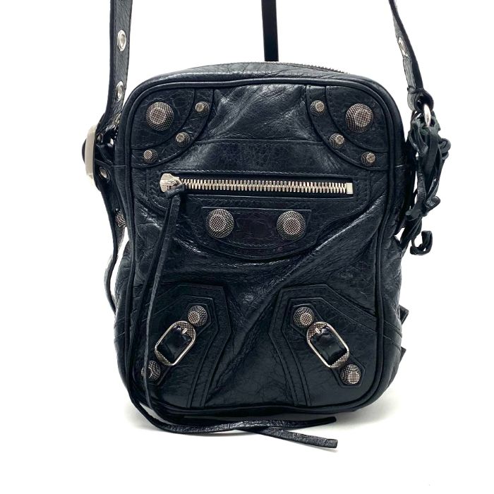 中古】美品 BALENCIAGA バレンシアガ ル カゴール レザー ショルダー