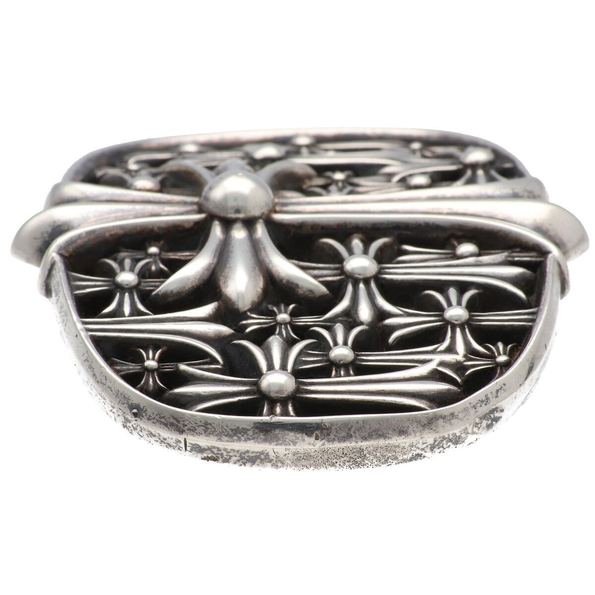 中古】 CHROME HEARTS クロムハーツ 1.5セメタリークロスバックル