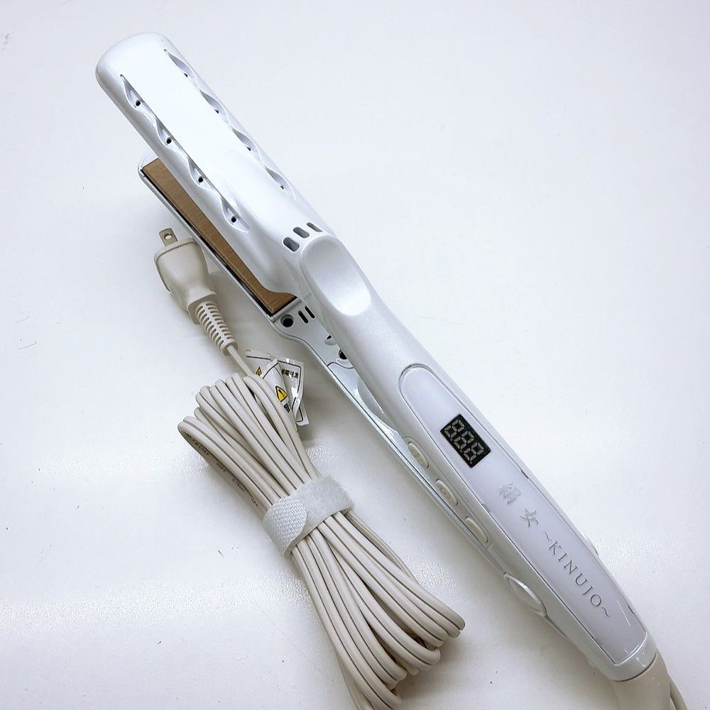 新品未使用》 KINUJO 絹女 ストレート アイロン ホワイト LM KINUJO