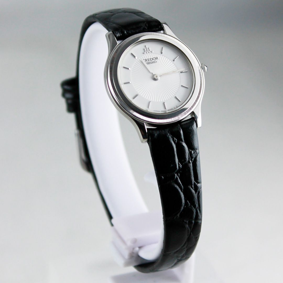 TTS-73 SEIKO CREDOR 5A70-2010 クレドール シルバー文字盤 放射仕上げ
