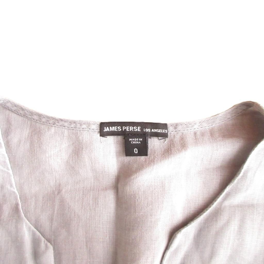 ジェームスパース JAMES PERSE 美品 ノースリーブワンピース 麻 リネン