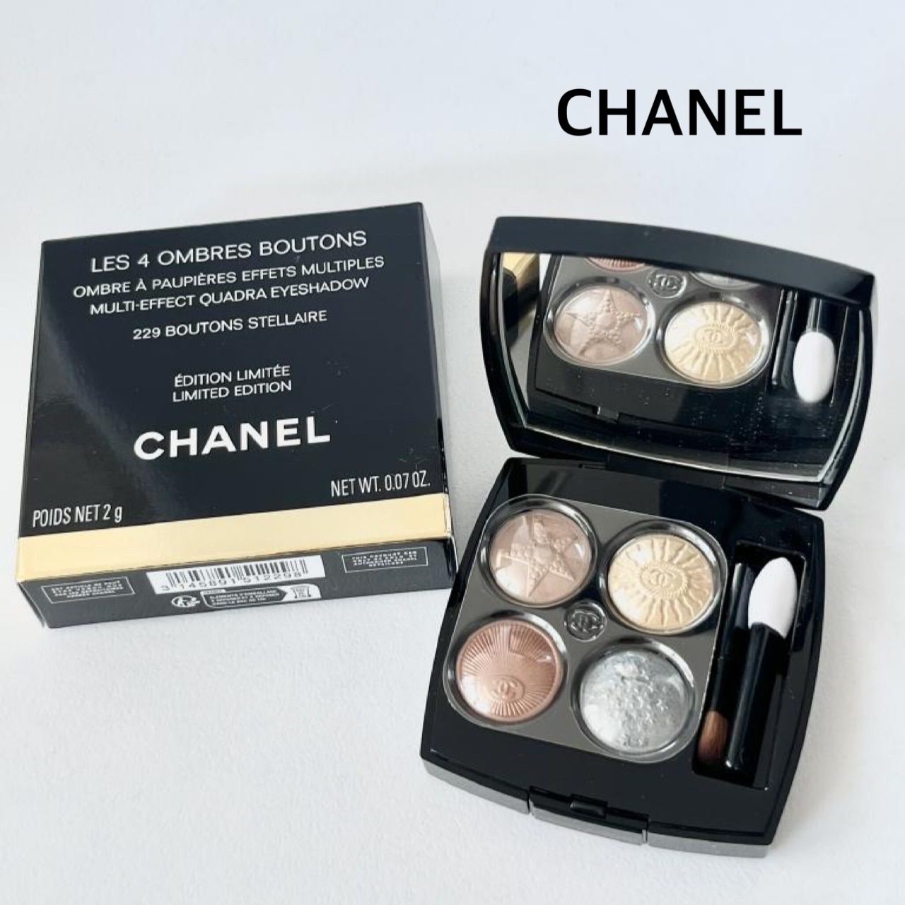 未使用 2025年製】CHANEL シャネル レキャトルオンブルブトン アイ