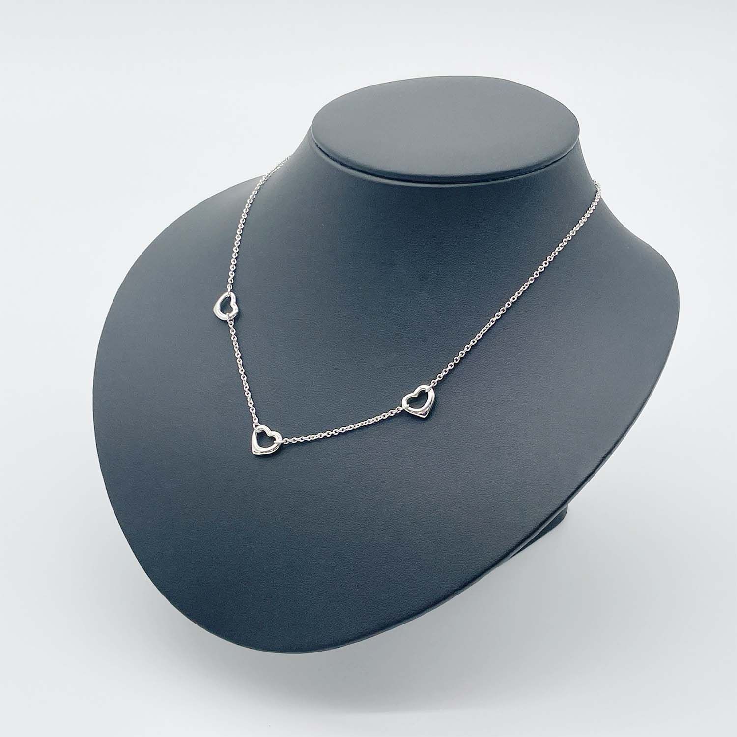 Tiffany&Co ティファニー オープンハート ネックレス 22mm 925 780