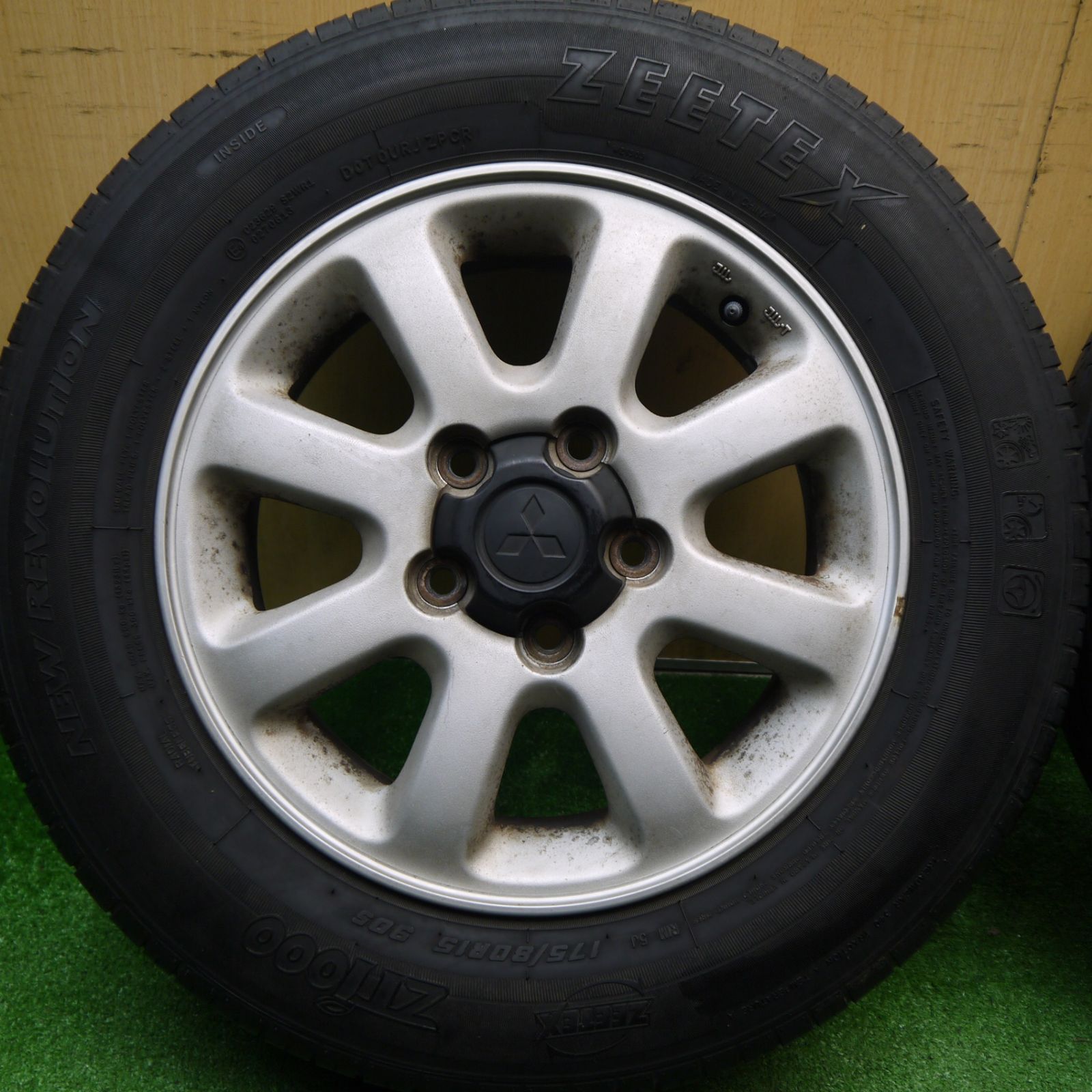 パジェロミニ用!純正アルミホイール 175/80R15 175/80-15 4本SET