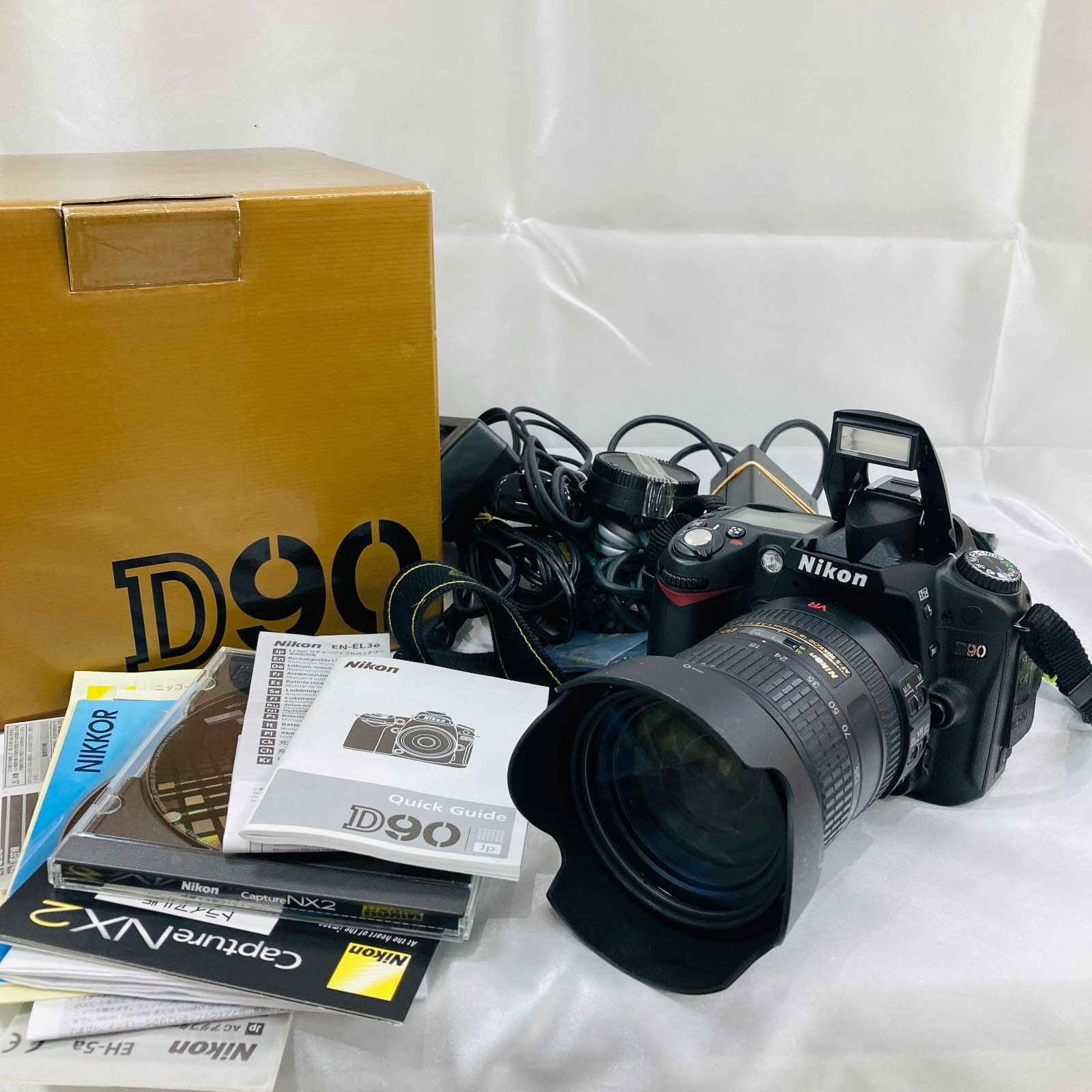 A【通電確認済】Nikon ニコン D90 ボディ Nikon AF-S NIKKOR 18-200mm 