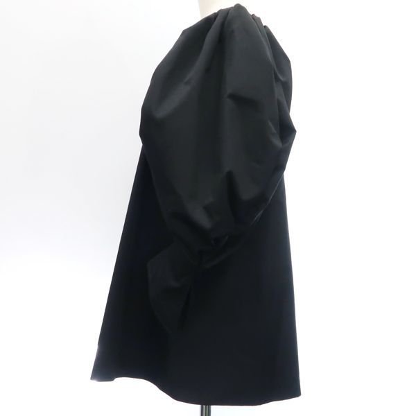 Cygne. パフスリーブ 半袖 ブラウス #0 ブラック 黒 シャツ 美品