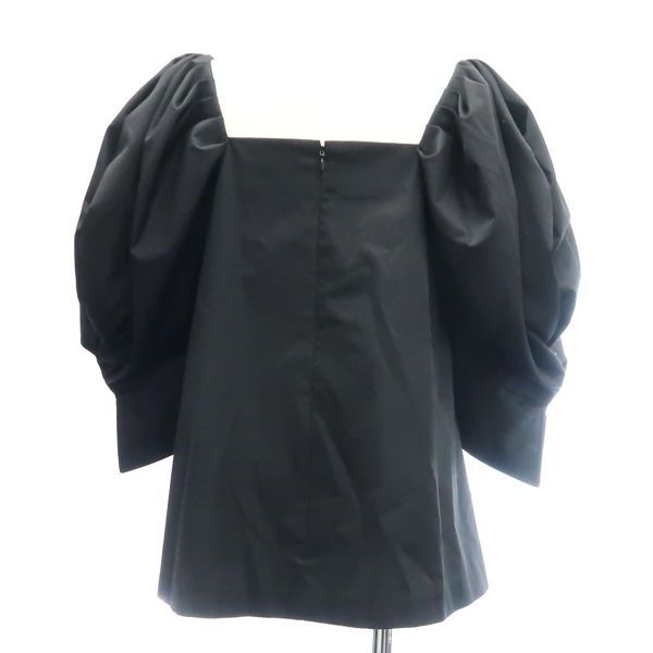 Cygne. パフスリーブ 半袖 ブラウス #0 ブラック 黒 シャツ 美品