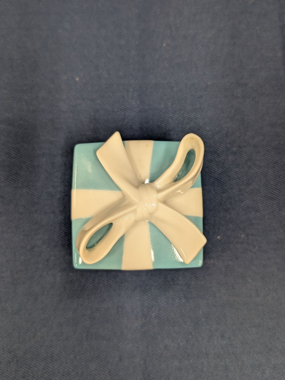 TIFFANY & CO. リボン型アクセサリーケース TIFFANY & CO. リボン型アクセサリーケース ティファニー ブルー