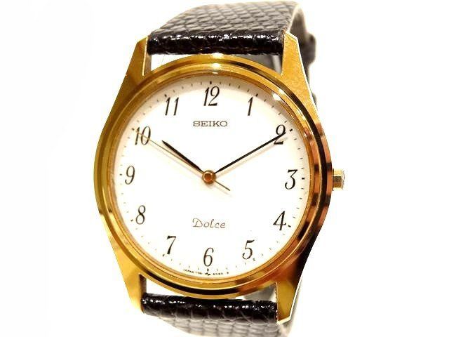 メンズ SEIKO セイコー DOLCE ドルチェ 7741-602A クォーツ 腕時計