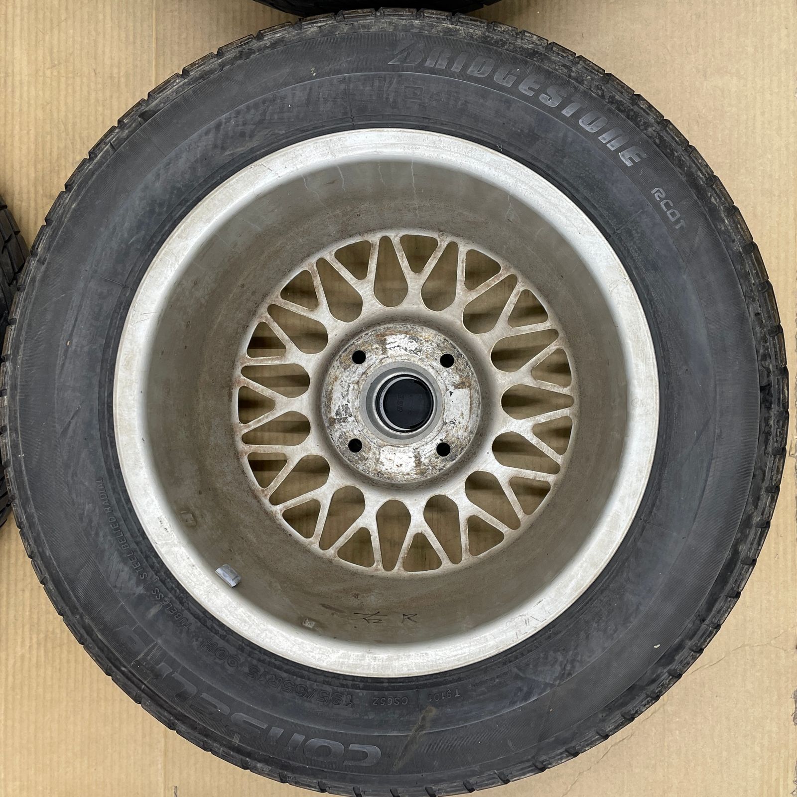 BBS 15in 7J ET25 メッシュホイール タイヤ付 - メルカリ