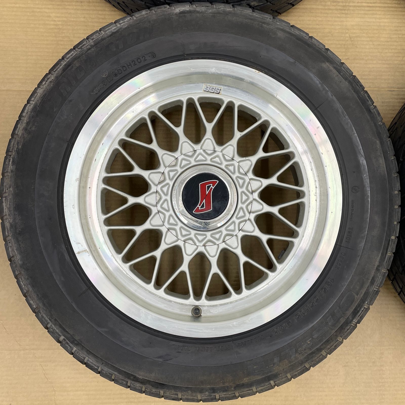 BBS 15in 7J ET25 メッシュホイール タイヤ付 - メルカリ