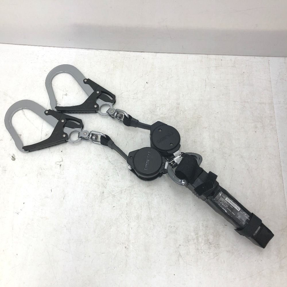 TAJIMA タジマ ダブルランヤード フルハーネス型用ランヤード 巻取式