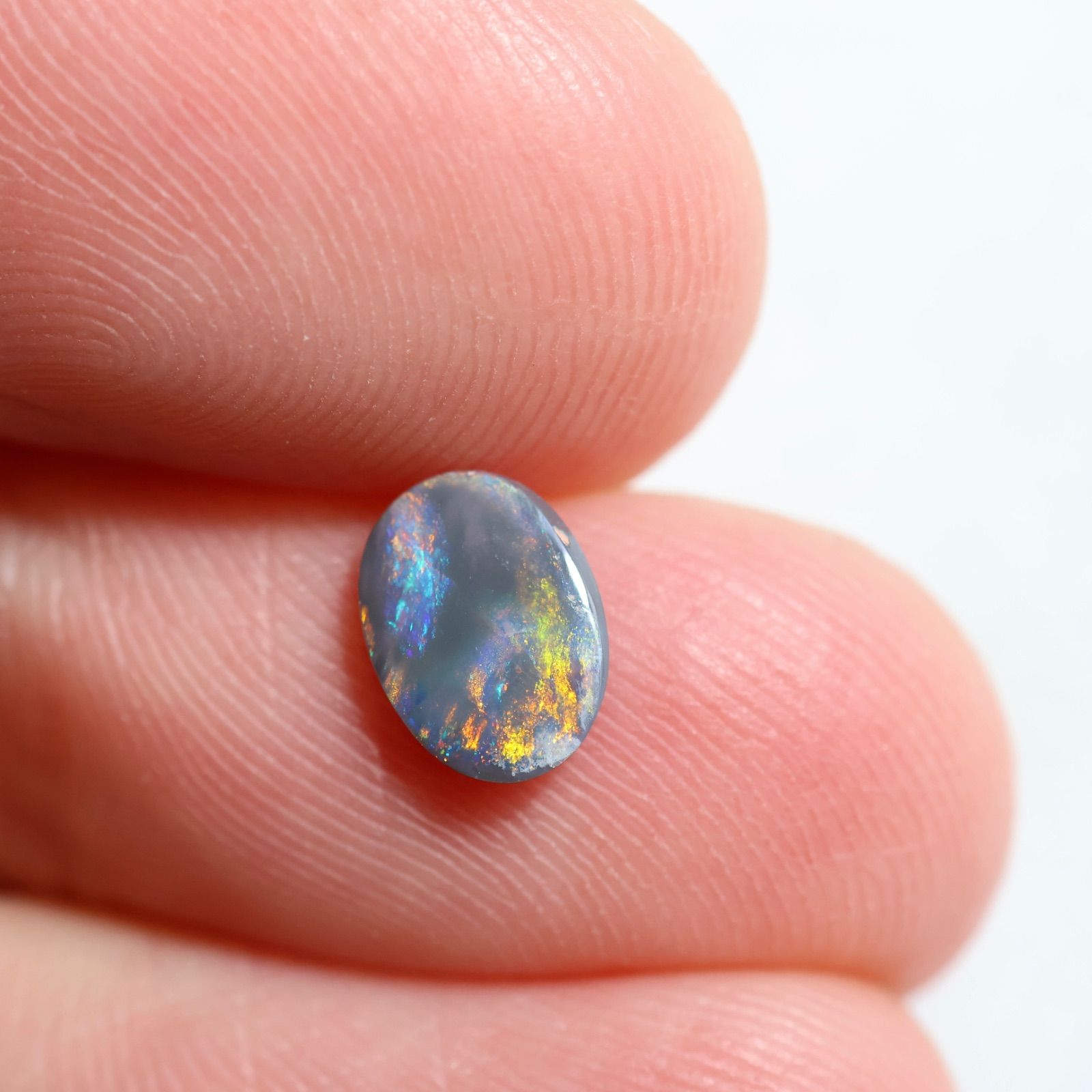 天然ブラックオパール 0.54ct オーストラリア産 天然オパール 天然石 