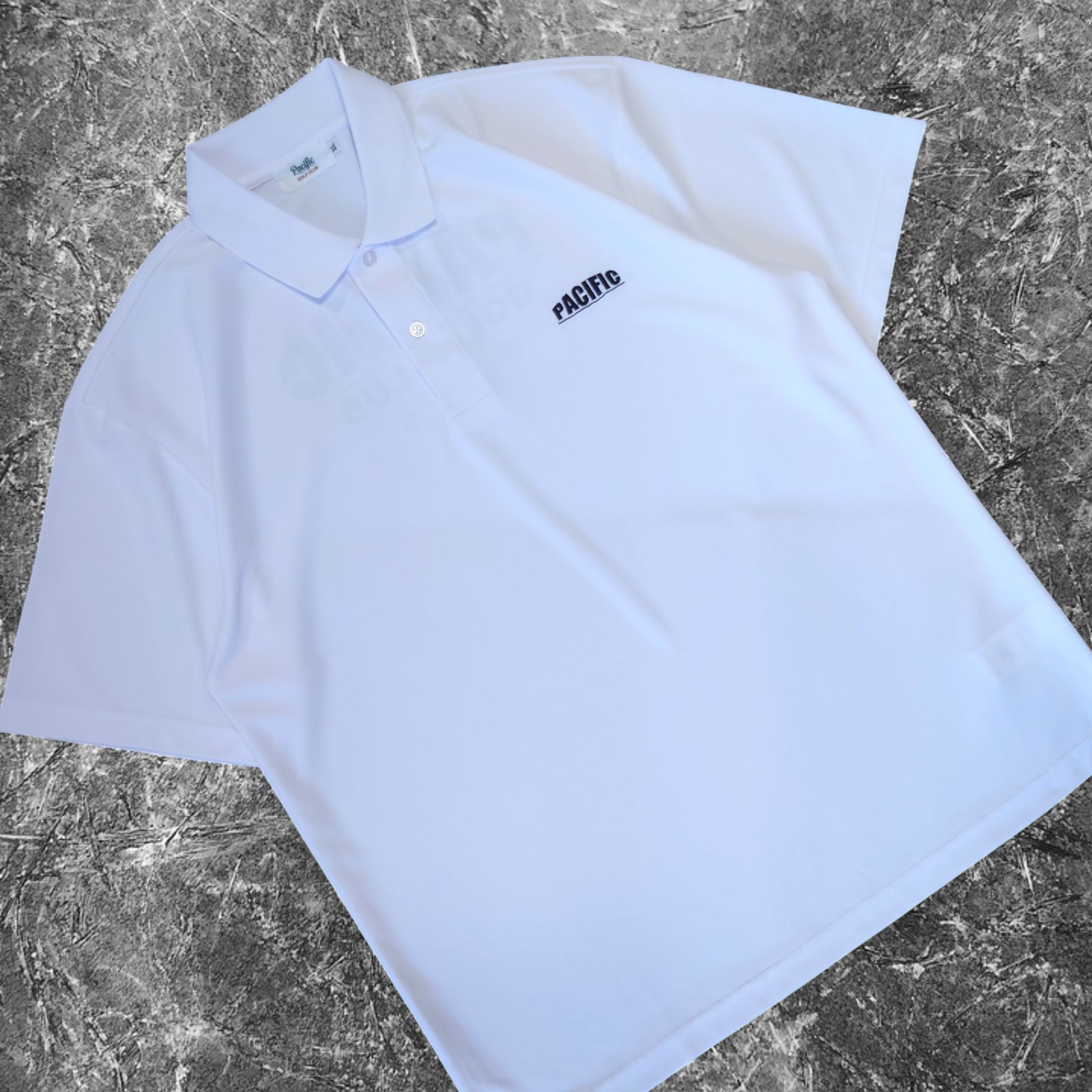 最安の新品 パシフィックゴルフクラブ◇ポロシャツホワイトM 【公式通販】