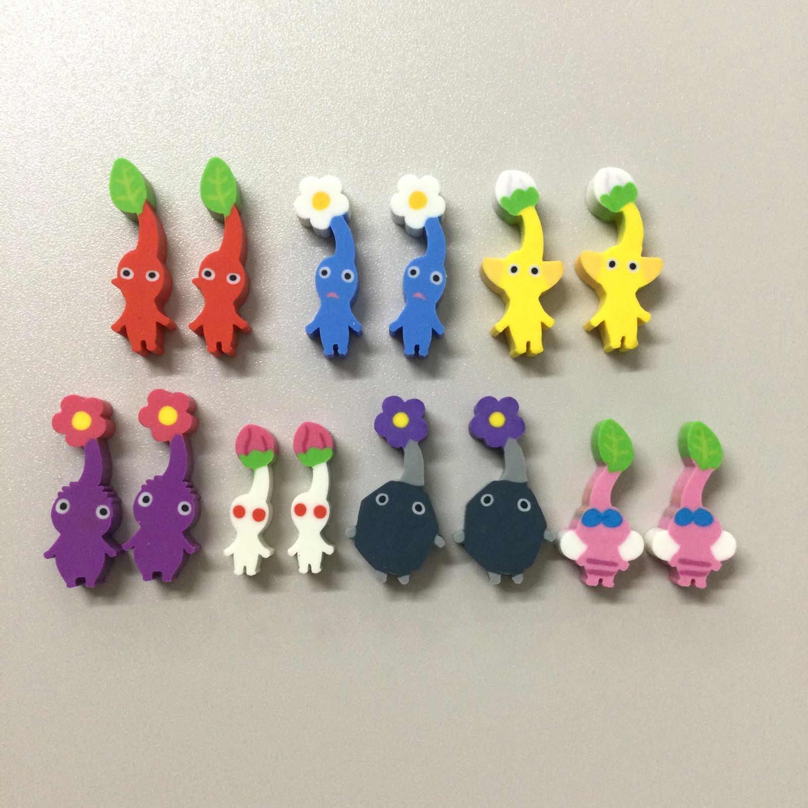 d309【新品・未使用品】ピクミン3 デラックス つめつめ消しゴム