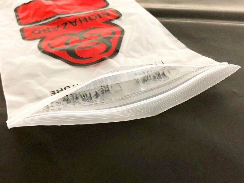 米軍放出未使用品BIOHAZARD バイオハザード ジップバッグ1000枚セット 米軍放出品】未使用品 バイオハザードバッグ ジッパー付き 1000枚