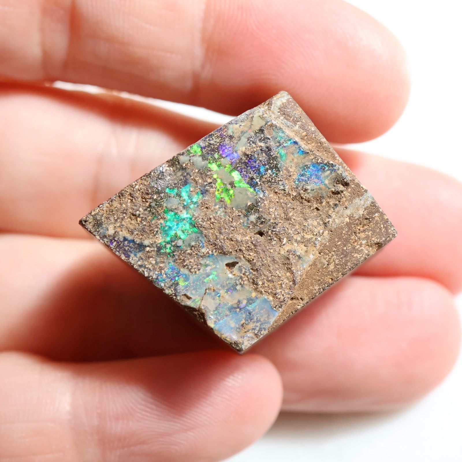 天然ボルダーオパール 約120ct 原石 オーストラリア産 クイーンズ 
