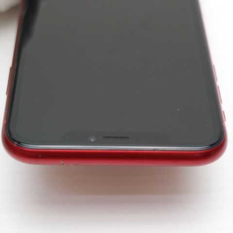 美品 SIMフリー iPhoneXR 128GB レッド RED スマホ 白ロム 即日発送
