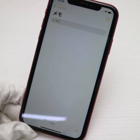 美品 SIMフリー iPhoneXR 128GB レッド RED スマホ 白ロム 即日発送