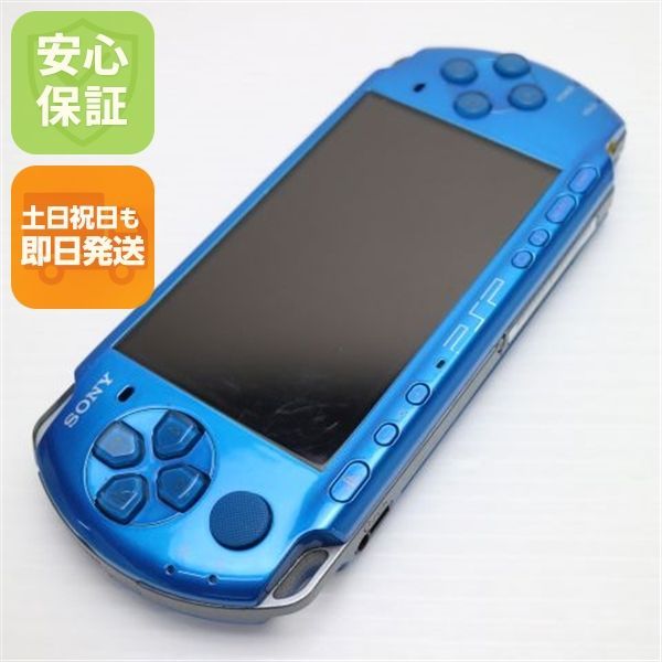 良品」PSP3000 ブルー ソニー SONY PSP[メモリースティック4GB付き