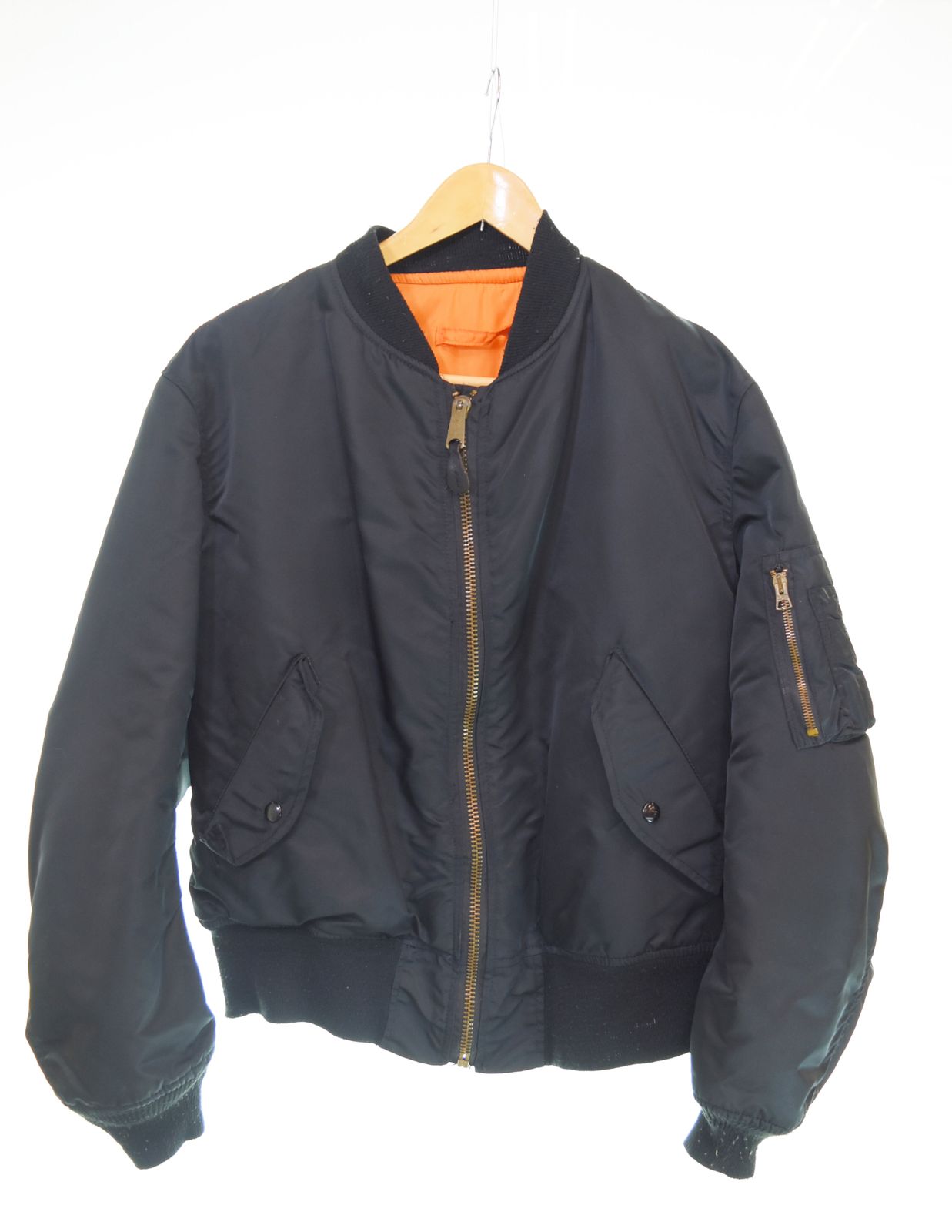 美品 現行 ALPHA INDUSTRIES MA-1 フライトジャケット L アルファ インダストリーズ ALPHA INDUSTRIES MA-1フライトジャケット