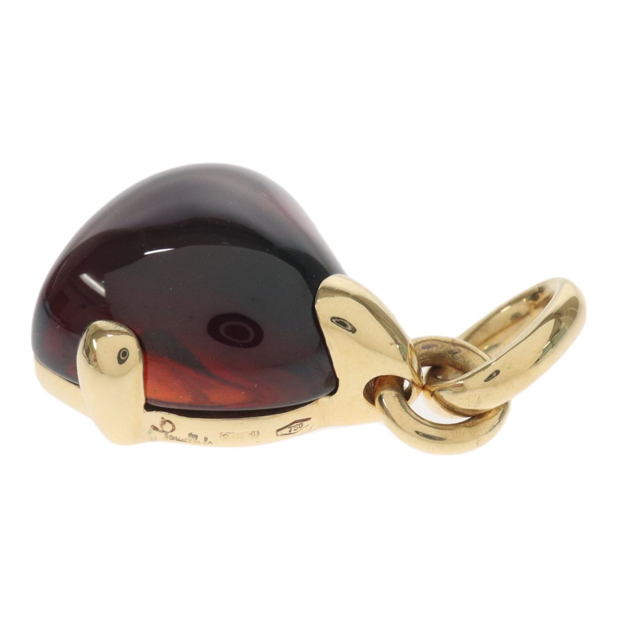 Pomellato ポメラート 750YG K18 18金イエローゴールド ガーネット 