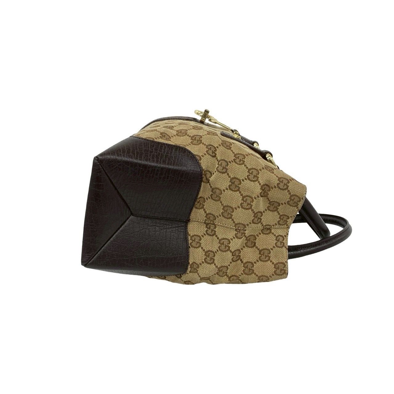極 美品 袋付き GUCCI グッチ シェリーライン GG ロゴ キャンバス