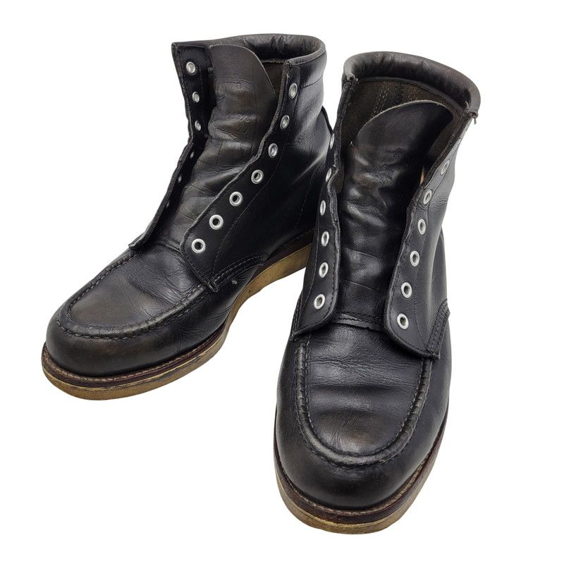 現状渡し品】Chippewa チペワ 25061 刺繍白タグ USA製 6INCH MOC BOOTS