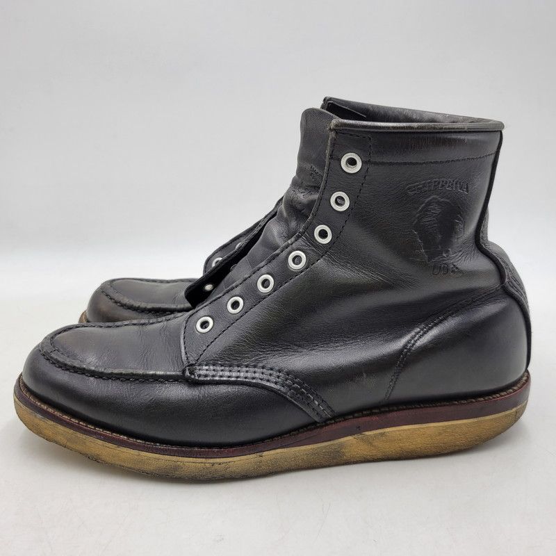現状渡し品】Chippewa チペワ 25061 刺繍白タグ USA製 6INCH MOC BOOTS
