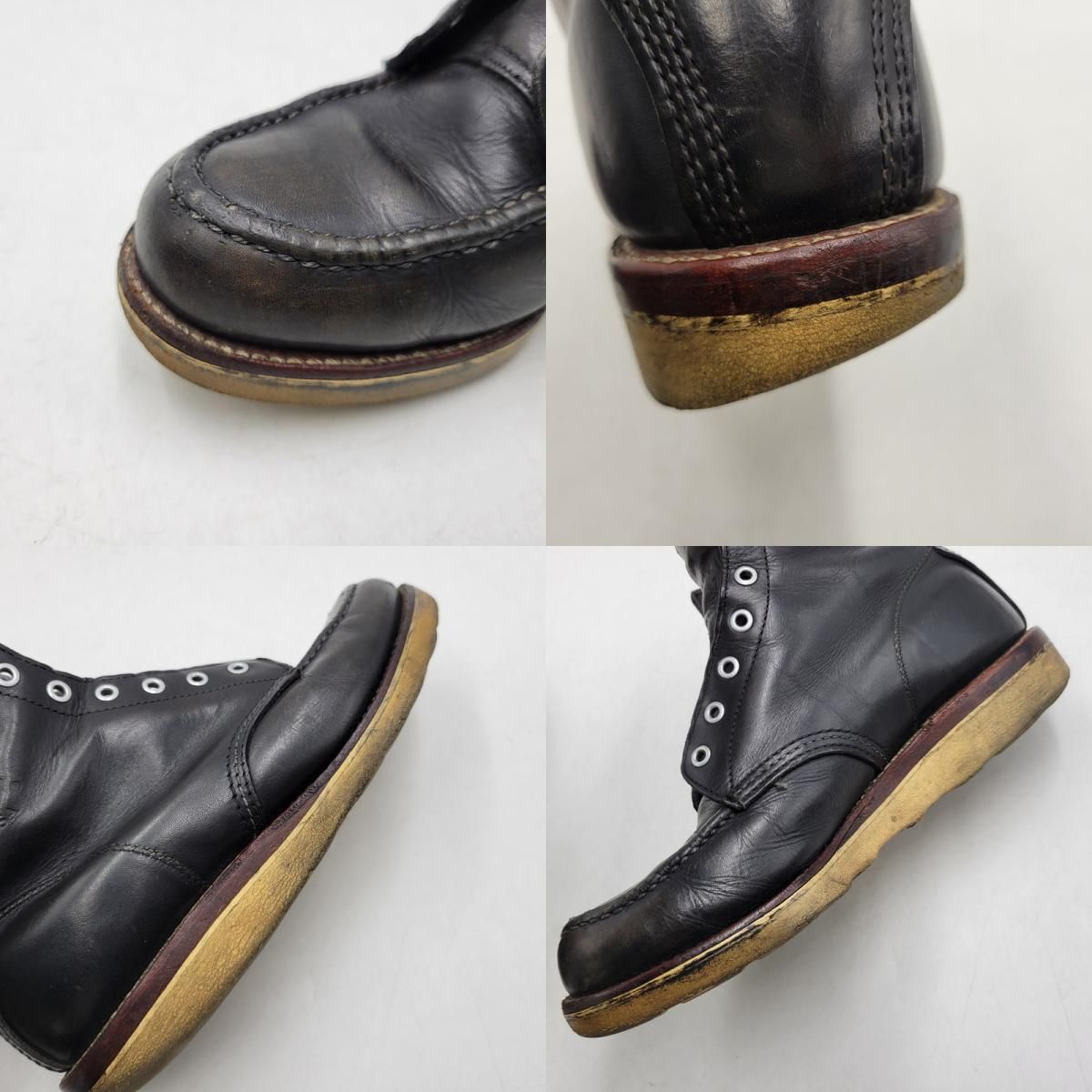 現状渡し品】Chippewa チペワ 25061 刺繍白タグ USA製 6INCH MOC BOOTS