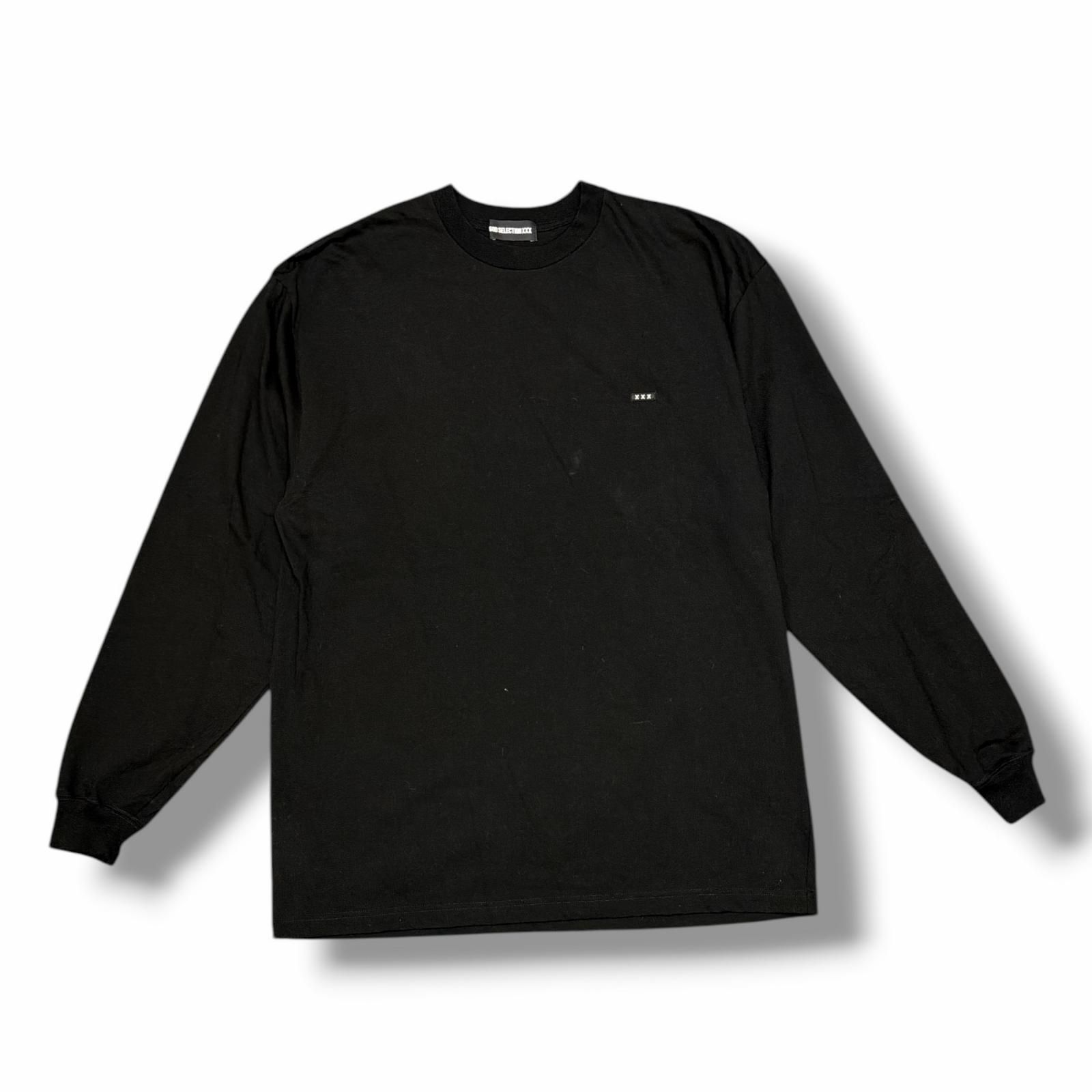 GOD SELECTION XXX ロゴワッペン長袖Tシャツ カットソー ゴッド