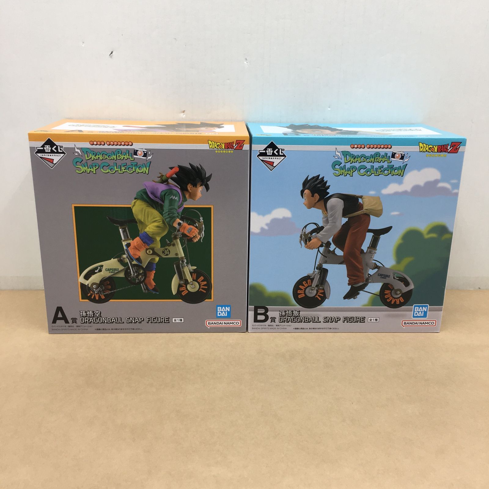 未開封 一番くじ ドラゴンボール スナップ コレクション A賞 孫悟空 B