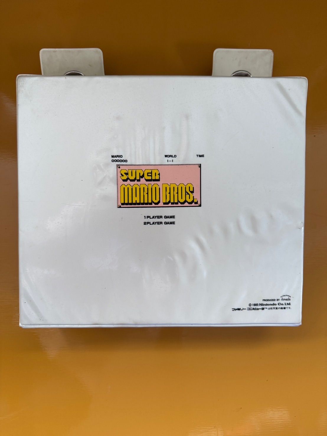 初代ファミリーコンピュータ本体収納ケース スーパーマリオ プリント ファミリーコンピュータ 本体収納ケース マリオ - メルカリ