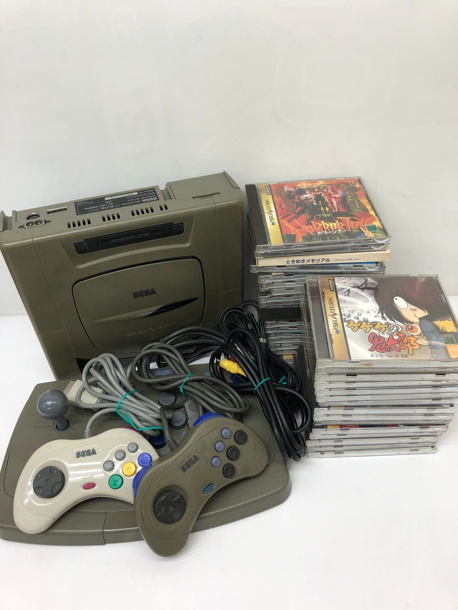 ＳＳ　セガサターン 本体・パーツ・ソフトまとめ 動作未確認のため､現状品価格